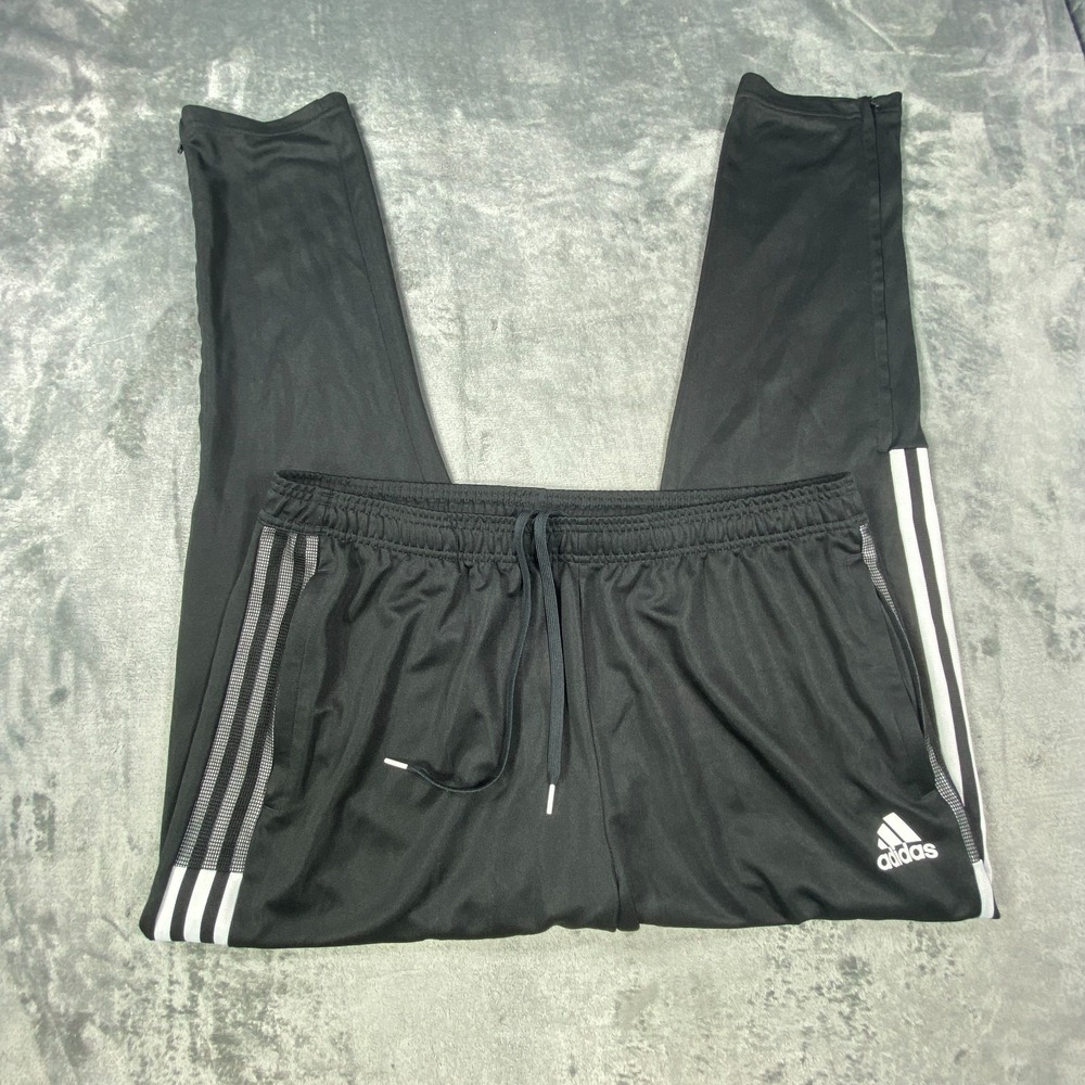 Adidas Track Pants 2XL Mens Prime Green AEROREADY Training Workout Ankle Zip Gym